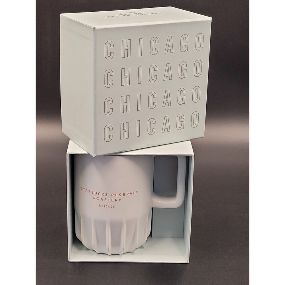 Starbucks Chicago Reserve Roastery 2019 Opening Limited Edition Mug Cup Box